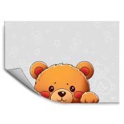 Плёнка цв. для уроков труда 50х70 см 66038 МИШКА ПВХ 130 мкм