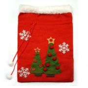 Мешок для подарков «С Новым годом» 29,5*20,5см 2143