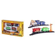 Железная дорога на бат. мини-поезд с аксесс., цвет в ассорт. 0623 A147-H06316