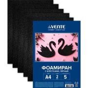 Набор фоамирана А4 2мм 5л. с блетк. «deVENTE.HOBBY CREATIVE.» 8112419 черный