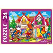 Пазлы 24эл. макси ПУ24-0605 Кошкин дом