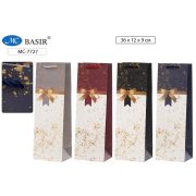 Пакет подар. под бутылку 36*12*9 МС-7727 «БАНТ»