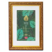 Фоторамка 15*21 пластик 2016-86РП1521 Эрмитаж бледно-коричневый с золотом (Винтаж бук)