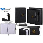 Ежедневник+металлическая ручка+запасной стержень в подарочной упаковке МС-7816