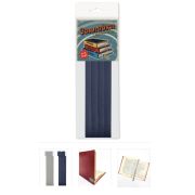 Закладки самоклеящиеся 8 шт. в упак. 12*376 т.синий./серый