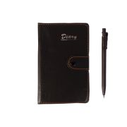 Зап. книжка 9,5х15см AL4332 80л. кл. Alingar, иск. кожа, клапан на кнопке, с авторучкой