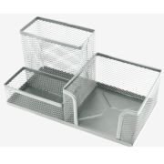 Подставка для пишущих. принадл. сетч. мет. «deVente» 4104014 20*10*10см серая