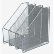 Лоток вертикальный 3-х секционный «deVENTE» 3041008 размер 24,2x29,5x31 см, сетч. метал., серый