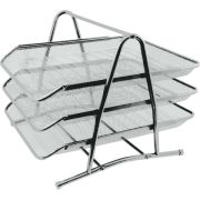 Лоток горизонтальный метал. 3 секции серебро 'deVENTE' 35*28*29 3041010