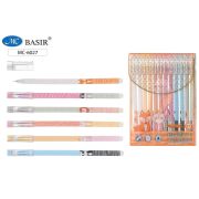 Ручка пиши-стирай МС-6027 «ЖИВОТНЫЕ» СИНЯЯ гелевая 0.5мм