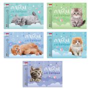 Альбом д/рисования 32л. на гребне 32А4Всп Пушистые мордочки (Хатбер)