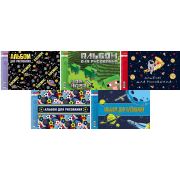 Альбом д/рисования 24л. на гребне 24А4Всп «Из чего сделаны мальчишки» микроперфорация