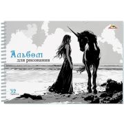 Альбом д/рисования 32л. на гребне С0680-83 «Сказочные герои»