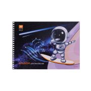 Альбом д/рисования 20л. на гребне 20-9625 КОСМОСЁРФИНГ