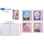 Блокнот дет. на замочке МС-7581 15*11 СОБАЧКИ + ручка