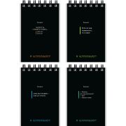 Блокнот А7 гребень 40л. Б40-9325 ФРАЗЫ НА ЧЁРНОМ