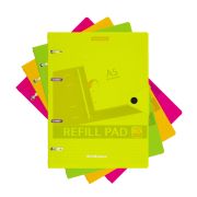 Тетрадь А5 80л. с пласт. обложкой на гребне ErichKrause® Neon 50653 ассорти