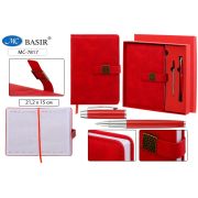 Ежедневник+металлическая ручка+запасной стержень в подарочной упаковке МС-7817