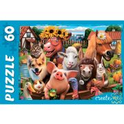 Пазлы 60эл. П60-0430 ЗАБАВНЫЕ ЖИВОТНЫЕ