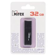 Флэш-драйв 32GB Mirex USB 2.0 LINE BLACK (ecopack)