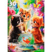 Пазлы 30эл. макси Ф30-3160 Котята и рыбки