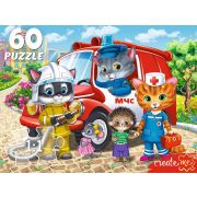 Пазлы 60эл. П60-7736 КОТЯТА-СПАСАТЕЛИ