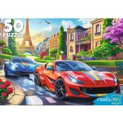 Пазлы 50эл. УК50-0216 Крутой вираж в Париже