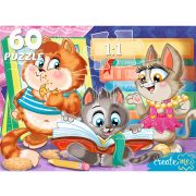 Пазлы 60эл. П60-6307 ЗАБАВНЫЕ КОТИКИ