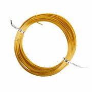 Проволока для плетения алюминий MM-003 d 1.5 мм 10 м ± 0.5м №17 под золото