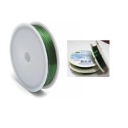 Проволока для бисера металл DG-3 d 0.3мм 10 м  ±0.5 м №05 зеленый