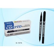 Маркер для CD черный 2-х стор. G-107A