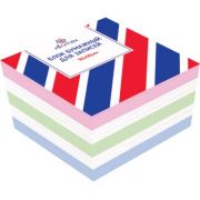 Блок для заметок цветной 9*9*5 непроклеен. плот. 65 г/м² «Attomex» белизна 90 2012600