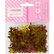 Пайетки декоративные «deVENTE.» 8001027 Звезды 10г размер 18*18 мм, цвета золотой и красный