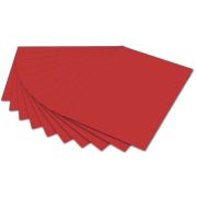 Бумага цветная 50*70см 300гр/м2 FOLIA красный 6119