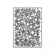 Трафарет /тиснения металлический Цветы ф.A6 FD090023