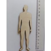 Деревянная заготовка  силуэт мужчина 13см