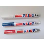 Маркер-краска белый 4мм L&L 140119 нитро-основа, лаковый Х-2666 Paint