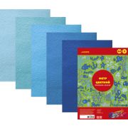 Набор листов фетра А4 5цв.,5л. deVente 8040686 оттенки синего 2мм