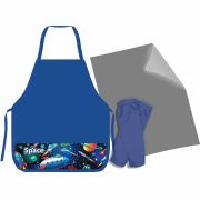 Фартук для труда с нарукавниками + клеенка НФК-1 Космос