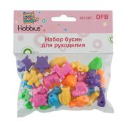 Набор с бисером и бусами «Hobbius» DFB №01 крупные фигуры