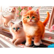 Пазлы 160эл. Ф160-2395 Котята на рояле