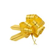 Бант-шар 5см Золотые линии желтый БЛ-8008