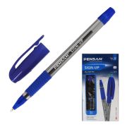 Ручка шарик. Pensan SIGN-UP синяя 1,0мм 2410 с резиновым гриппом