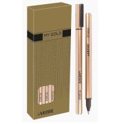 Ручка на масляной основе «deVENTE. My Gold» 5073733 пишущий узел 0,7мм, синяя, ультра гладкое письмо, сменный стержень