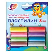 Пластилин 8цв. перламутр. Луч 18С 1197-08