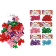 Декоративные элементы М-4264 «Бабочки с блестками и стразами» 12шт.,лавсан