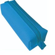 Пенал-косметичка на молнии 195*60*50 К-921 Голубая