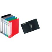 Папка с прижимом (2-мя прижимами) 0,7мм PZ07D+С ассорти