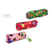 Пенал на молнии S 1682 Цветные перья 3цв. в ассорт.