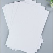 Фоамиран глиттерный А4 Magic 4 Hobby 2 мм  Белый 4823445